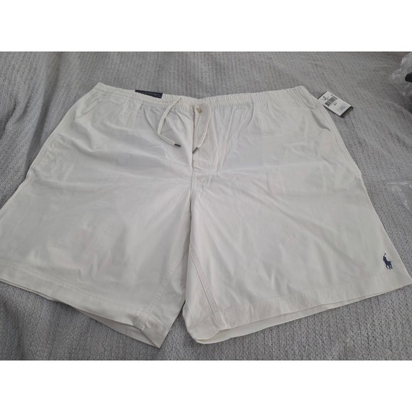 Polo Ralph Lauren Other - Polo Ralph Lauren Mens White Stretch Classic Fit Shorts 4XLT 711644995022 New